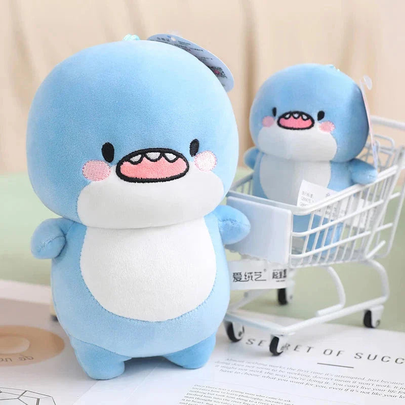 Fatty Blue Cartoon Shark Plush