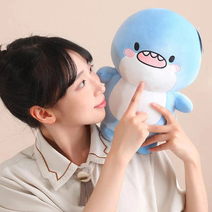 Fatty Blue Cartoon Shark Plush