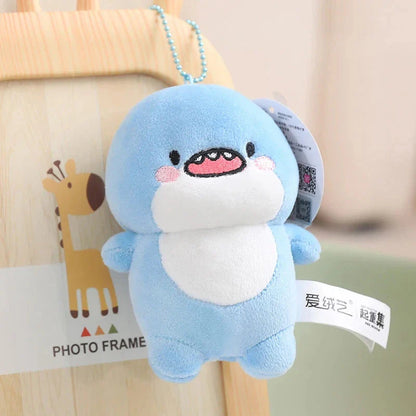Fatty Blue Cartoon Shark Plush