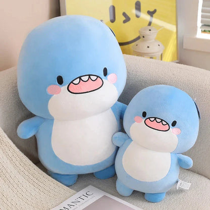 Fatty Blue Cartoon Shark Plush