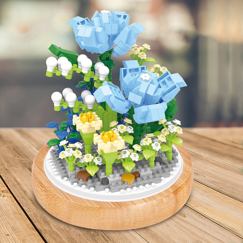 Floral Capsule Micro Building Set Collection
