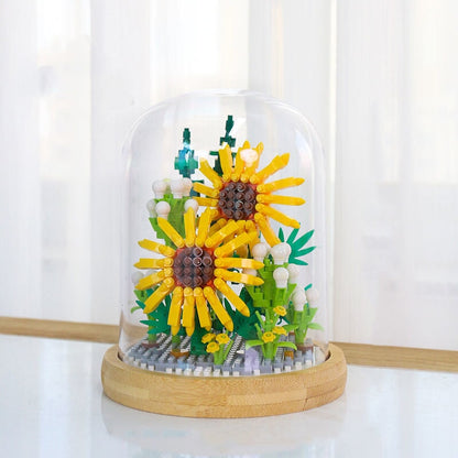 Floral Capsule Micro Building Set Collection