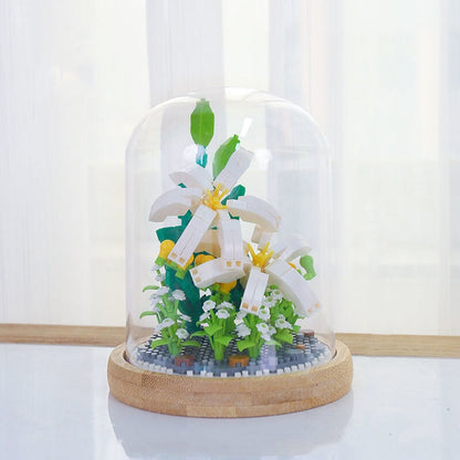 Floral Capsule Micro Building Set Collection