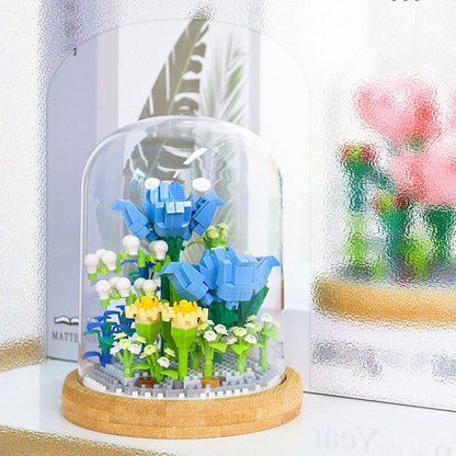 Floral Capsule Micro Building Set Collection