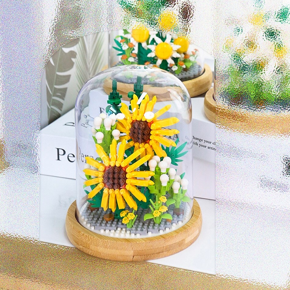 Floral Capsule Micro Building Set Collection