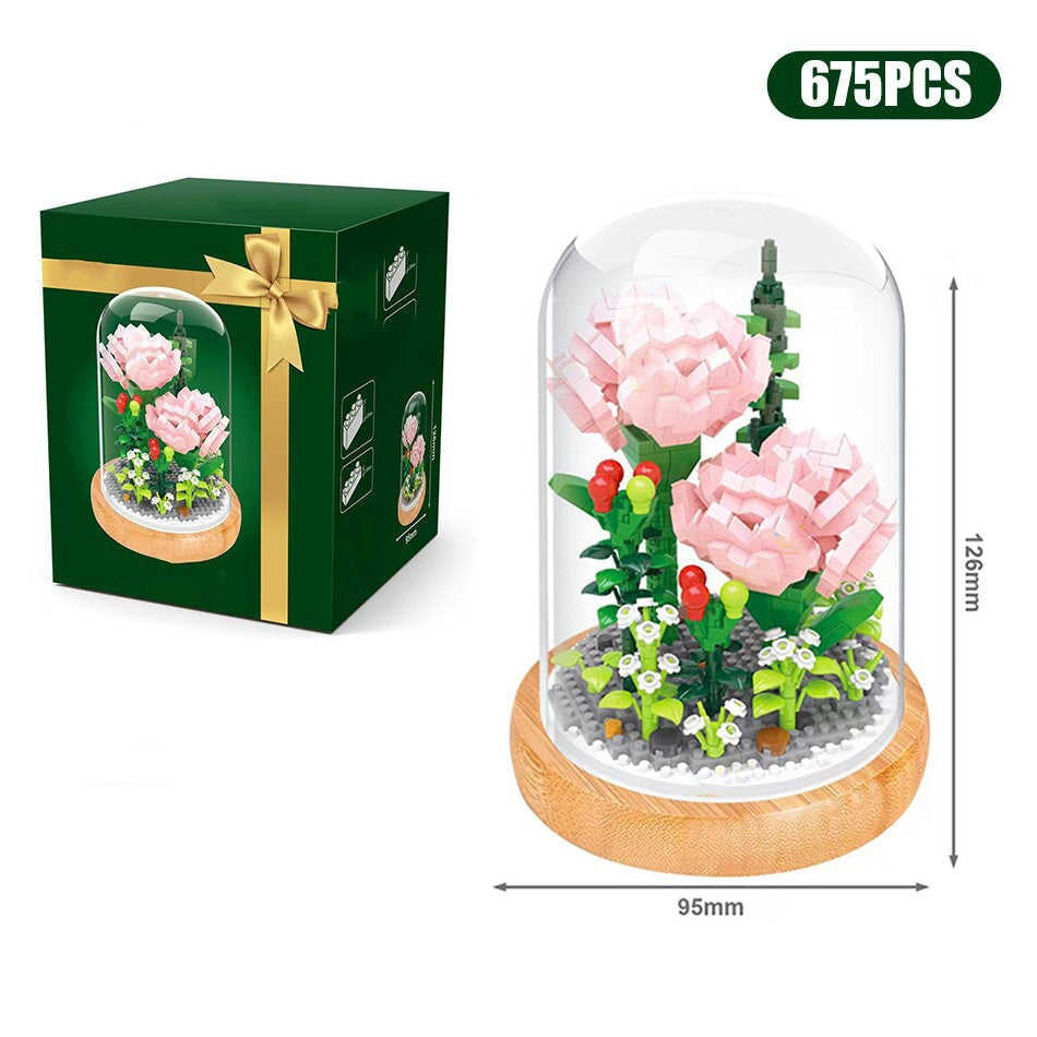 Floral Capsule Micro Building Set Collection