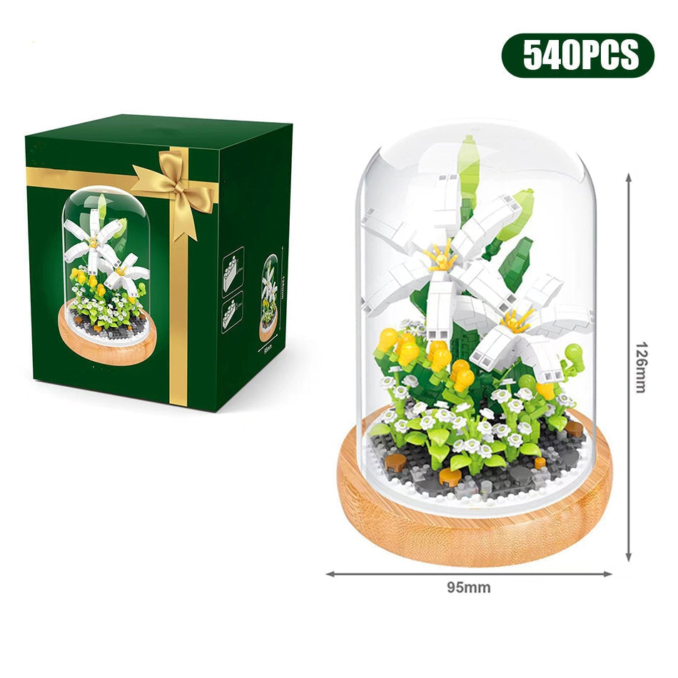 Floral Capsule Micro Building Set Collection