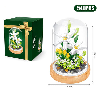 Floral Capsule Micro Building Set Collection