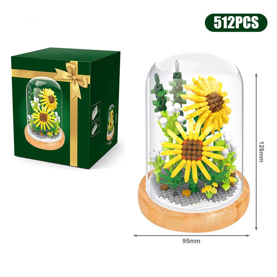Floral Capsule Micro Building Set Collection