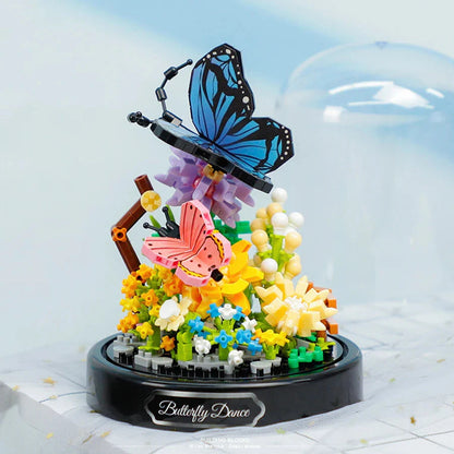 Flowers Insects Butterfly Bee Nano Building Blocks