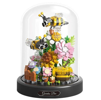 Flowers Insects Butterfly Bee Nano Building Blocks
