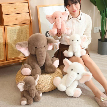Fluffy Adorable Elephant Plushies