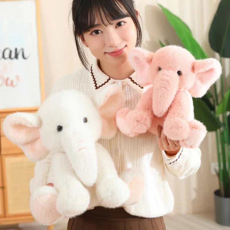 Fluffy Adorable Elephant Plushies