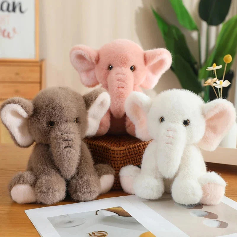 Fluffy Adorable Elephant Plushies