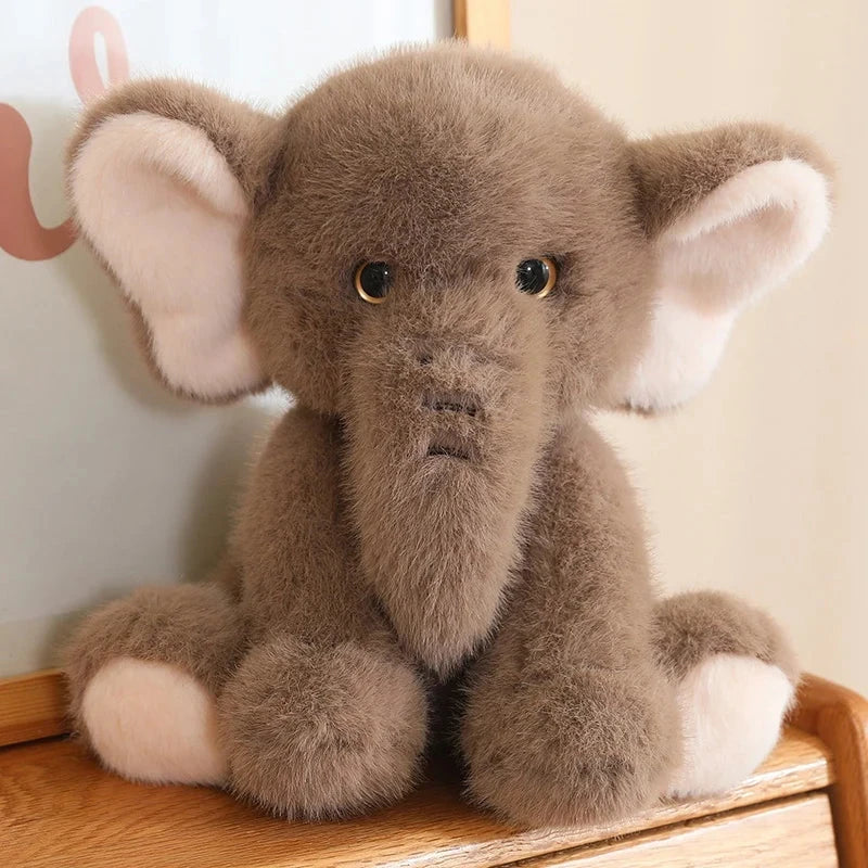 Fluffy Adorable Elephant Plushies