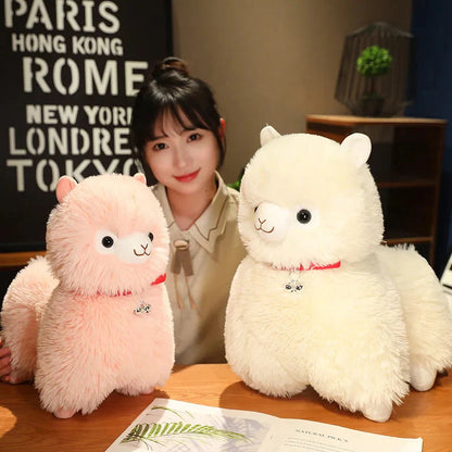 Fluffy Alpaca Llama Plushies with Bell
