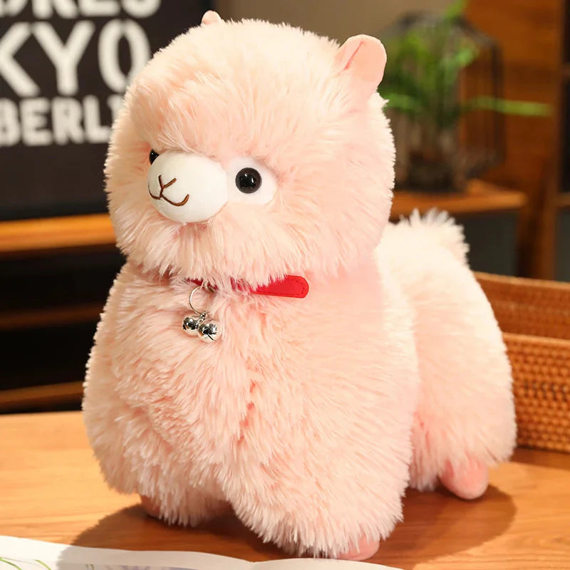 Fluffy Alpaca Llama Plushies with Bell