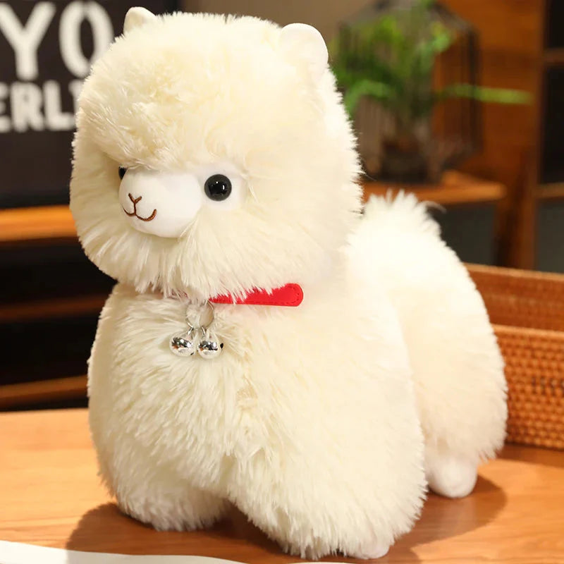 Fluffy Alpaca Llama Plushies with Bell