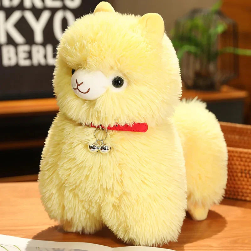 Fluffy Alpaca Llama Plushies with Bell