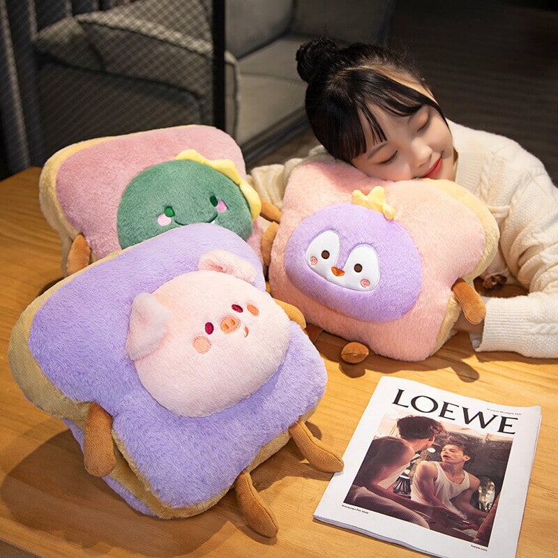 Fluffy Animal Toastie Plushie Hand Warmer Collection