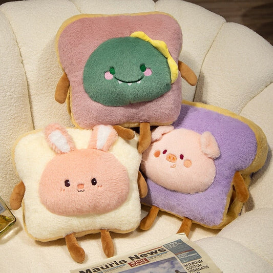 Fluffy Animal Toastie Plushie Hand Warmer Collection