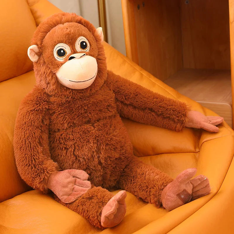 Fluffy Baby Orangutan Monkey Plushie