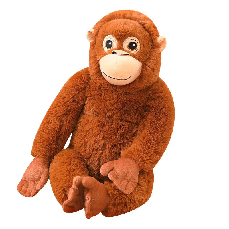 Fluffy Baby Orangutan Monkey Plushie