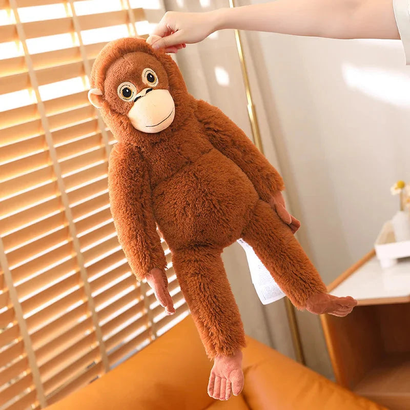 Fluffy Baby Orangutan Monkey Plushie