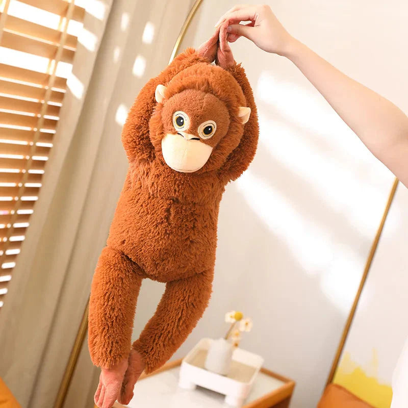 Fluffy Baby Orangutan Monkey Plushie