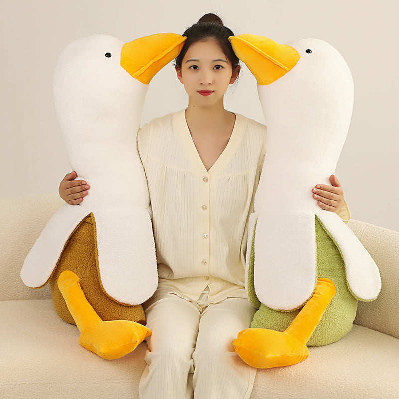 Fluffy Banana Duck Plushie