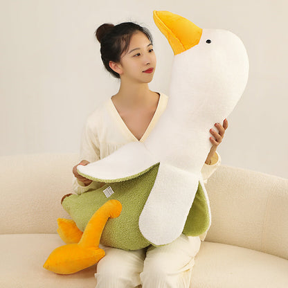 Fluffy Banana Duck Plushie