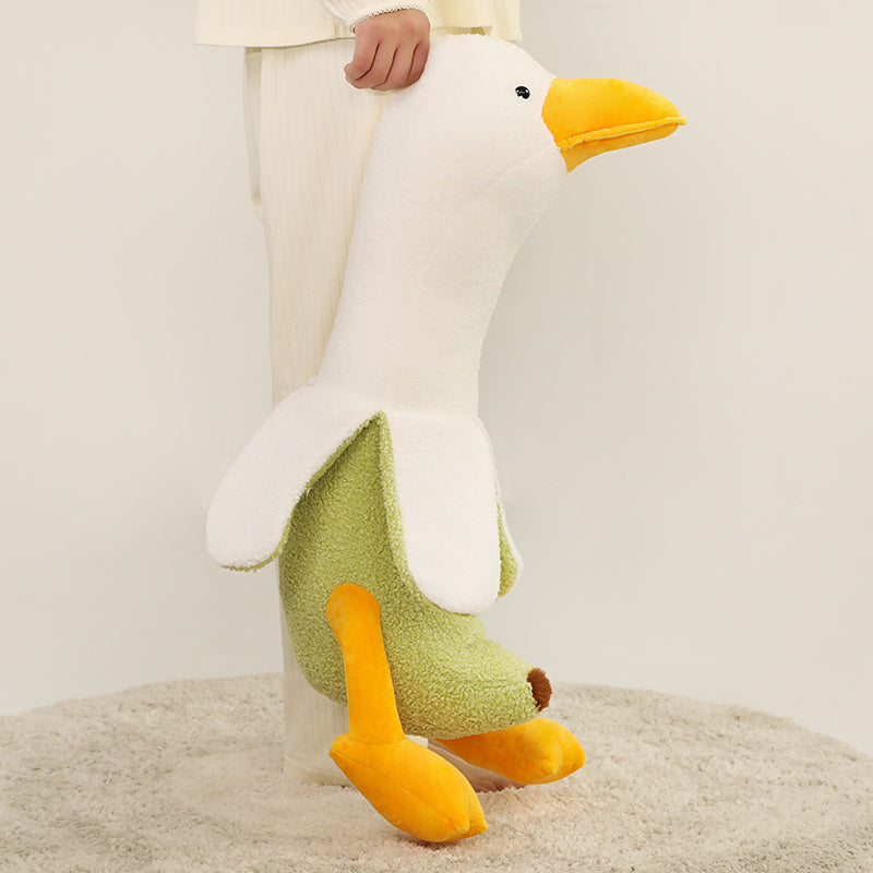 Fluffy Banana Duck Plushie