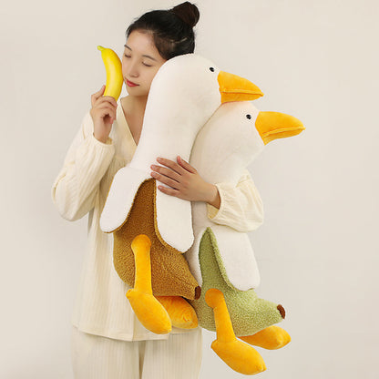 Fluffy Banana Duck Plushie