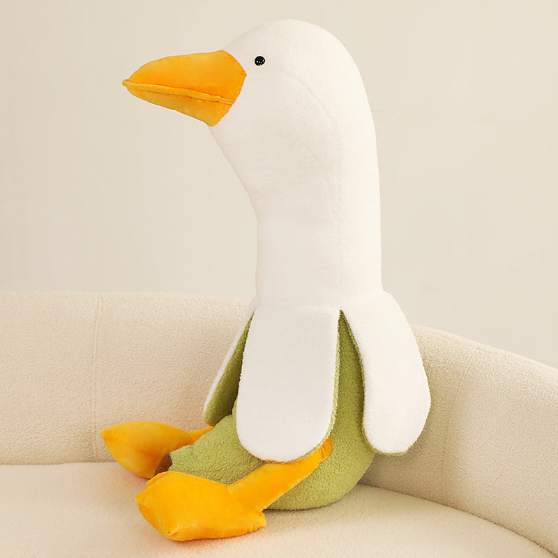 Fluffy Banana Duck Plushie