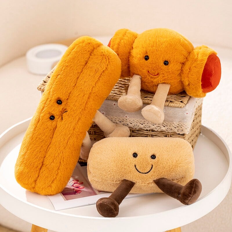 Fluffy Breakfast Bakery Plushie Collection
