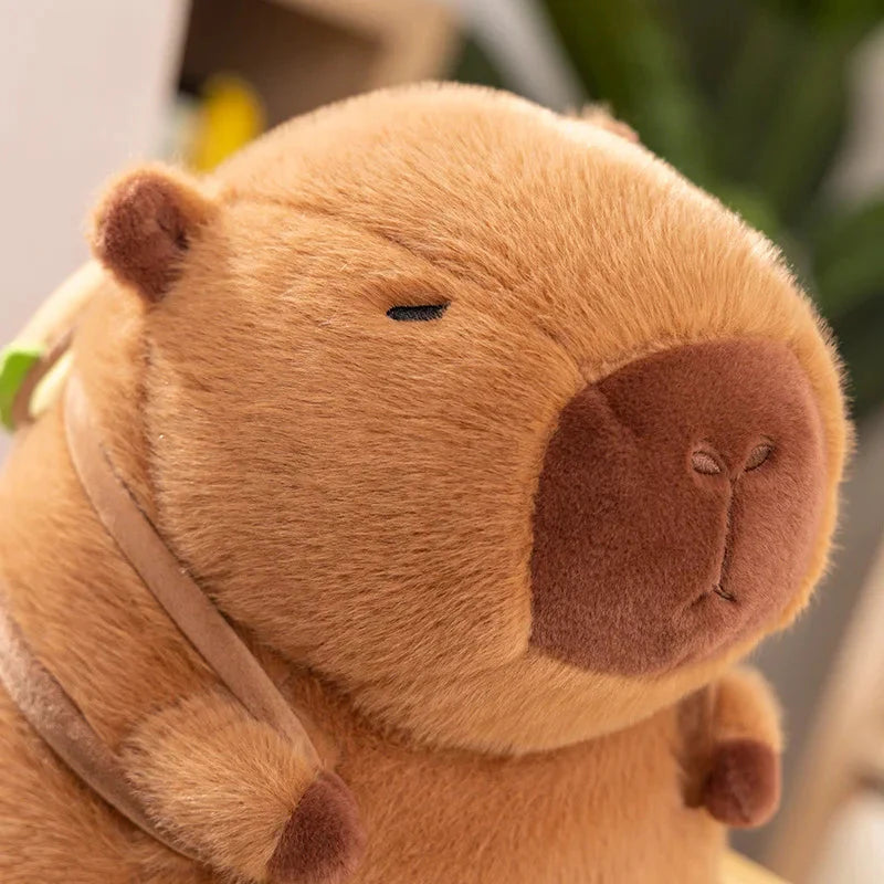 Fluffy Capybara Burger Bag Plushies
