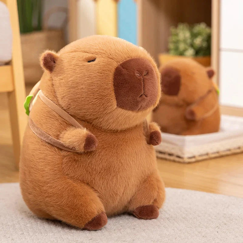 Fluffy Capybara Burger Bag Plushies