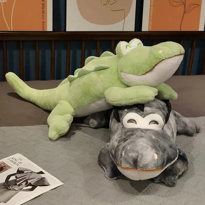 Fluffy Cheerful Crocodile Alligator Plushies