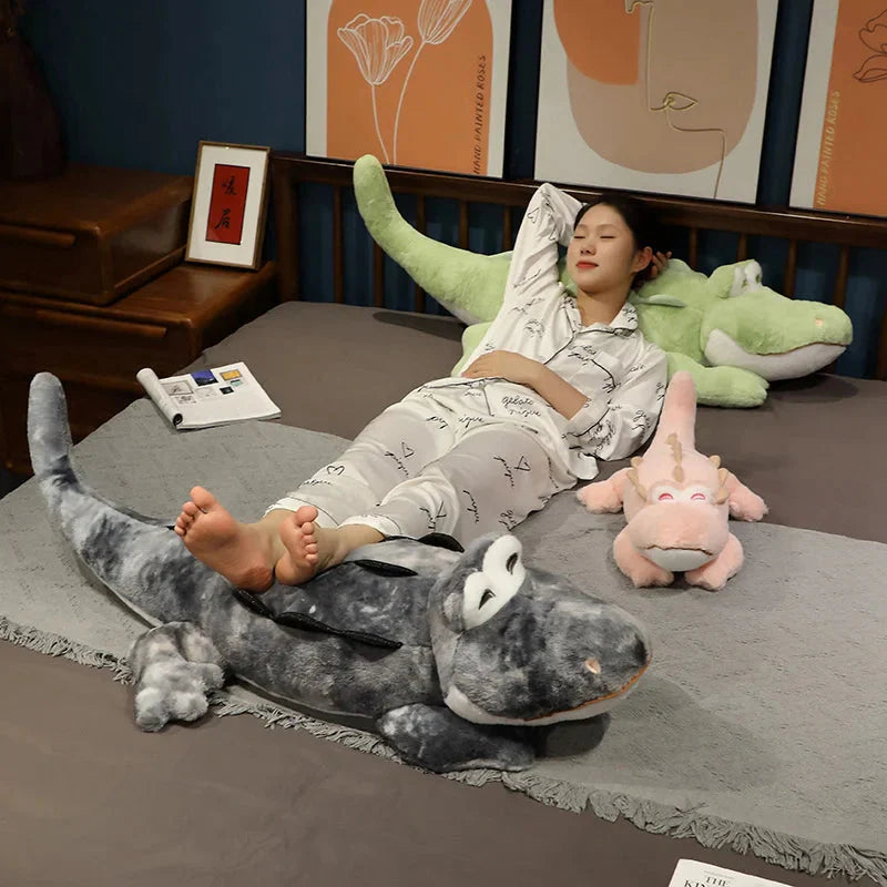 Fluffy Cheerful Crocodile Alligator Plushies