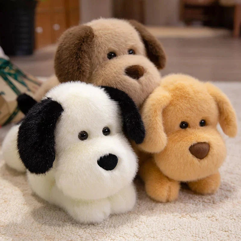 Fluffy Dog Trio Plushies