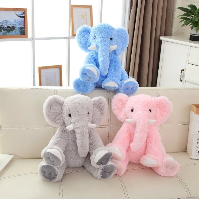 Fluffy Elephant Family