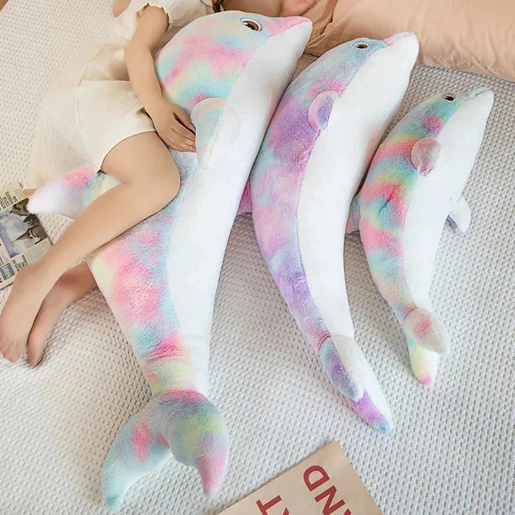 Fluffy Galaxy Dolphin Plushies