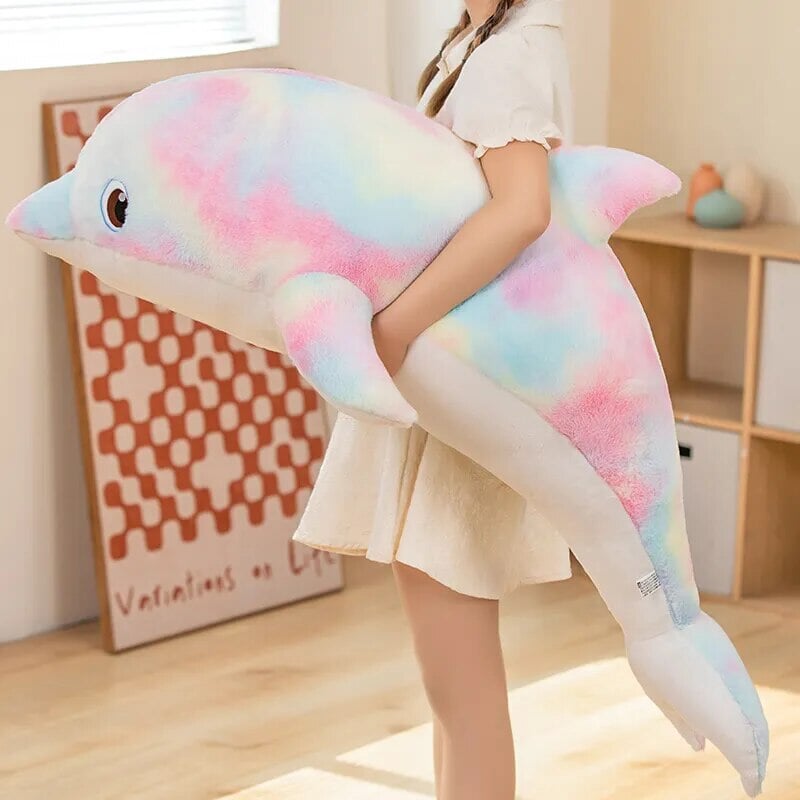 Fluffy Galaxy Dolphin Plushies