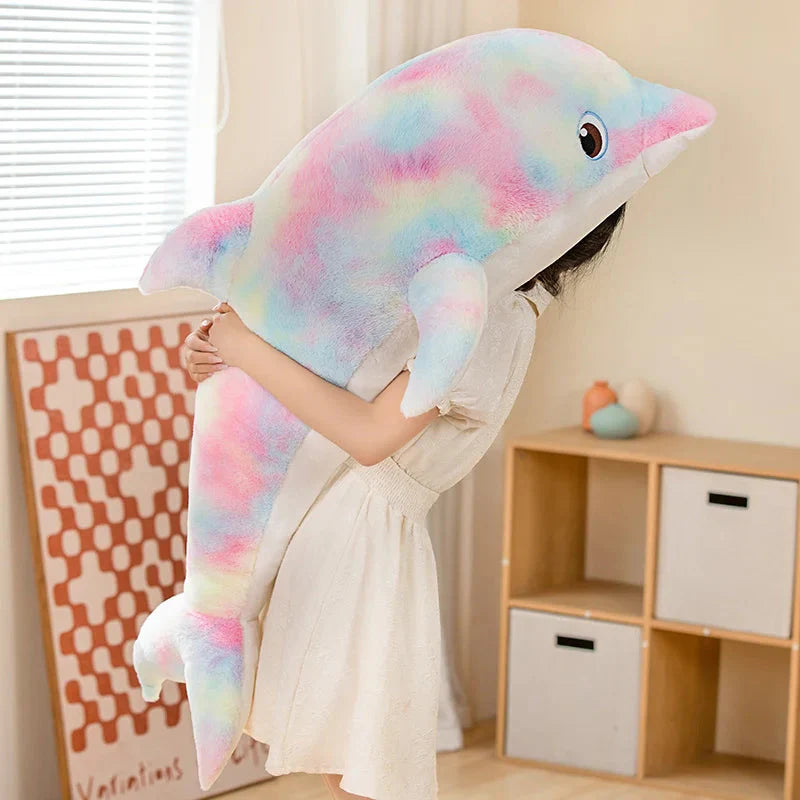 Fluffy Galaxy Dolphin Plushies