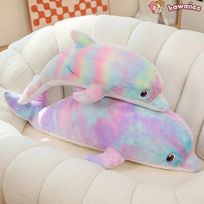 Fluffy Galaxy Dolphin Plushies