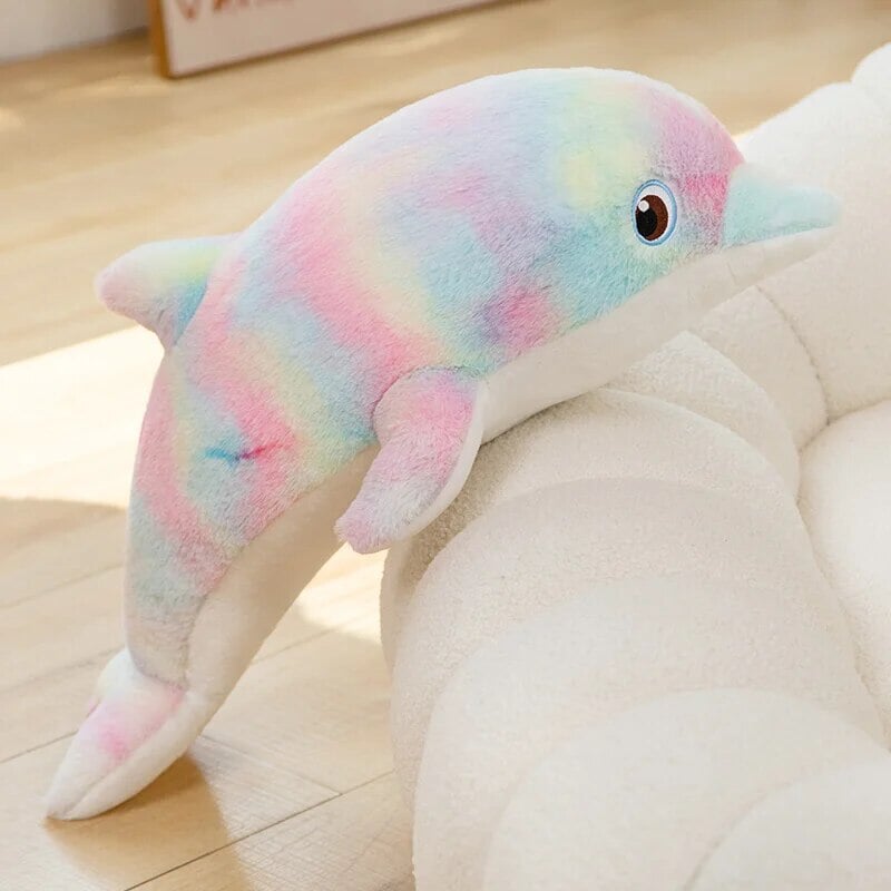 Fluffy Galaxy Dolphin Plushies