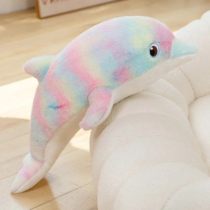 Fluffy Galaxy Dolphin Plushies