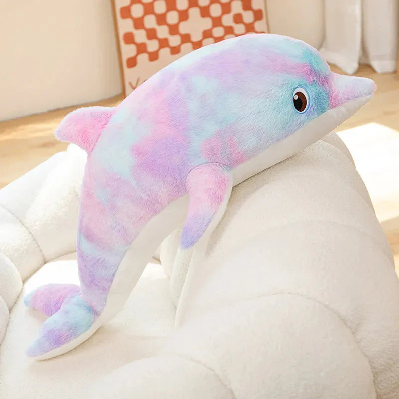 Fluffy Galaxy Dolphin Plushies