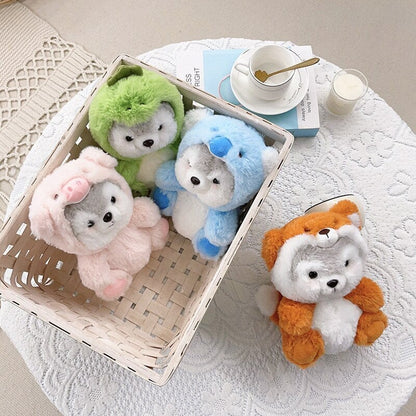 Fluffy Husky Plushie Squad
