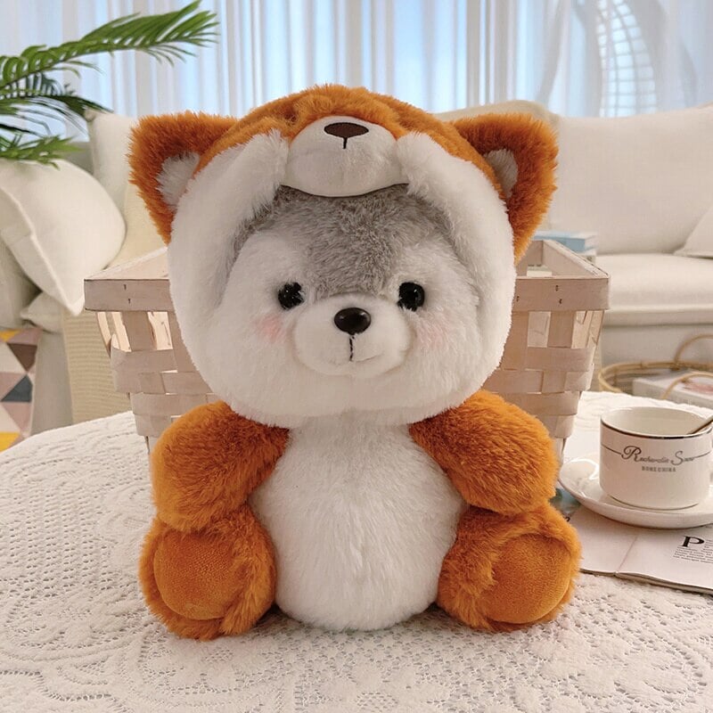 Fluffy Husky Plushie Squad